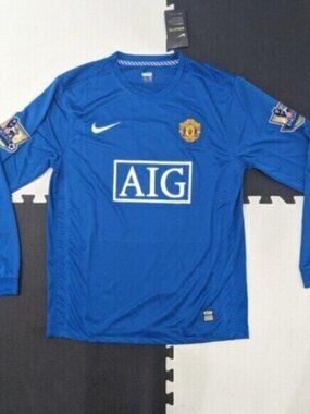Ronaldo #7 2007/08 Manchester United Away Retro Adult Long-sleeve Jersey